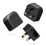 European to UK Plug Adaptor,AIEVE 2 Pin EU to UK 3 Pin Adapter Plug, EU to UK Pl...