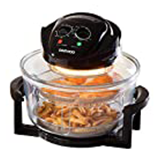 Daewoo Deluxe 17L 1300W Halogen Air Fryer with an Extension Ring- 60min Timer wi...